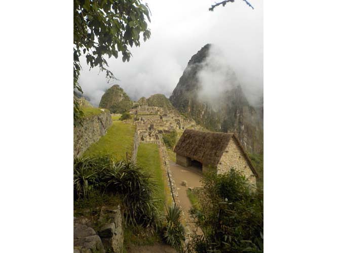 Machu Picchu in the mist